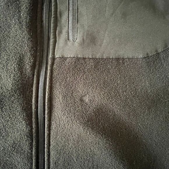 New Balance Men's Black Sherpa Fleece Funnel Neck Full-Zip Jacket coat Size L - Picture 11 of 12